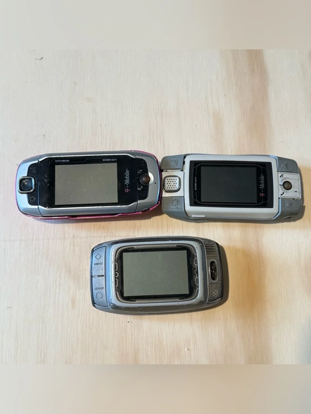 3-T-Mobile Sidekick PV150/200/HT-G01011 Gray “UNTESTED”No-Charger Read Info Blw